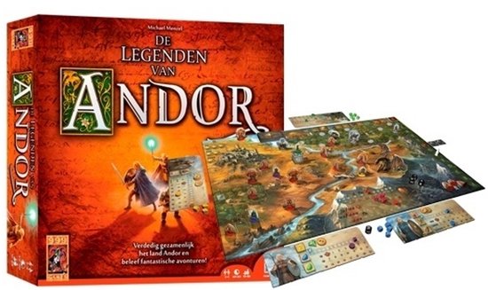 999 Games - De Legenden van Andor Basisspel Bordspel - Coöperatief spel