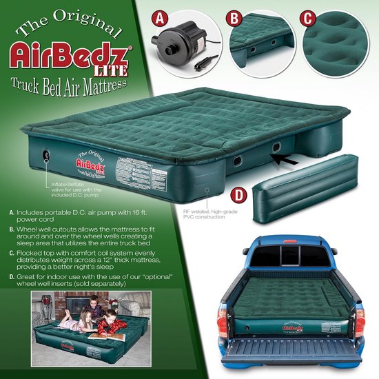 Luchtmatras voor Korte Pick-up Trucks (Medium 6-6.5 ft) - Opblaasbaar Kampeerbed — afbeelding 2