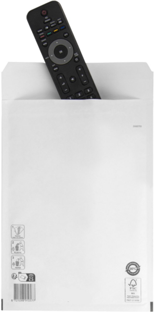 D14 DVD-Formaat Luchtkussen Enveloppen – 180 x 265 mm – 100 Stuks – Bubbel Enveloppen