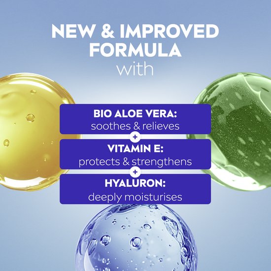 NIVEA SUN Hydraterende & Kalmerende Aftersun Lotion - Met Hyaluronzuur en Aloë Vera - 400 ml