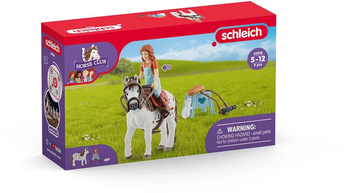 schleich HORSE CLUB - Mia & Spotty - Speelfigurenset - Kinderspeelgoed voor Jongens en Meisjes - 9 Onderdelen — afbeelding 21