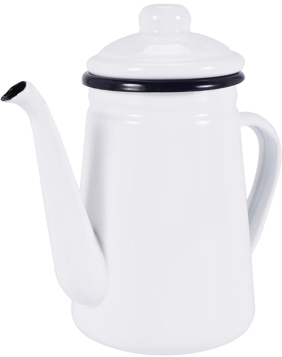Elkuaie Koffiepot - Theepot - Emailcoating Acid Bestendig En