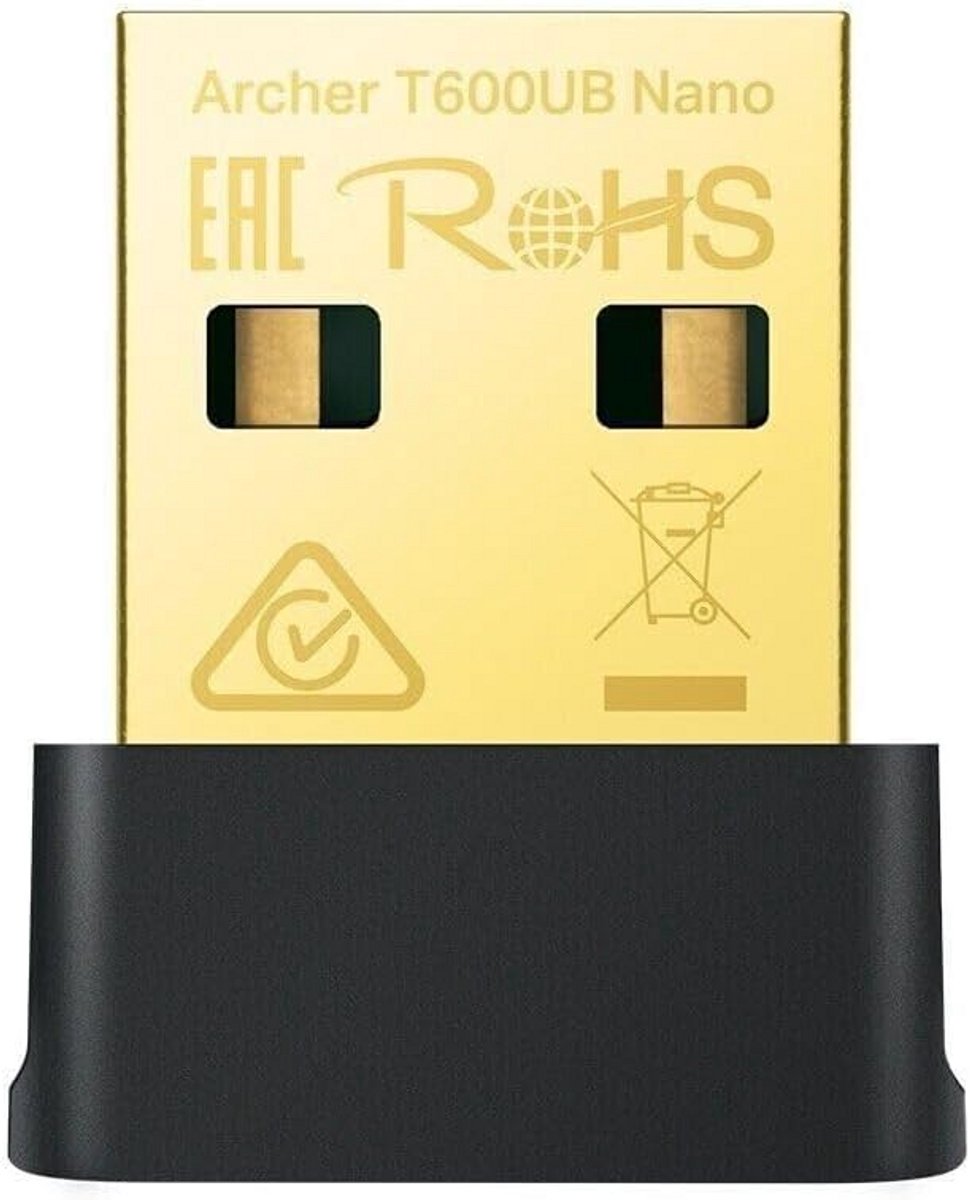 Mini USB Wifi Adapter AC600 en Bluetooth 4.2 voor Draadloos Internet en Randapparatuur