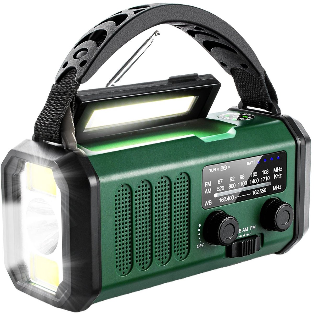 XSY330 Pro – Noodradio – 10.000mAh Powerbank – Solar & Dynamo – Voor Langdurige Stroomuitval