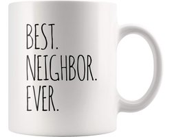 Keramische Mok 'Beste Buur Ooit' - Leuk Afscheidscadeau of Huissleutelcadeau