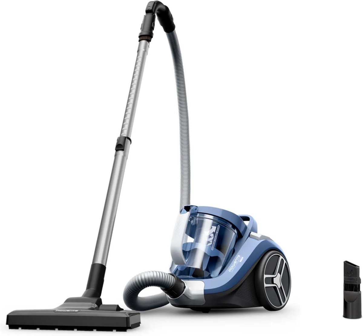 Krachtige Zakloze Stofzuiger 900W Blauw - Laag Geluidsniveau 75dB