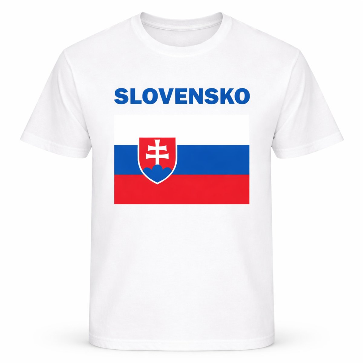 Slovakije Voetbalshirt – Slovakia Slovensko – Wit – Maat XXL – Landen Shirt – WK EK Supporters T-shirt – Active Dry