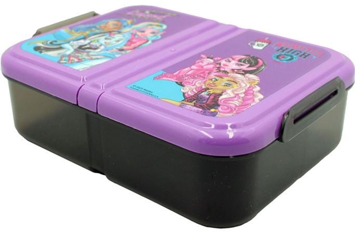 Monster High Clawsome lunchtrommel met meerdere compartimenten, broodbakken