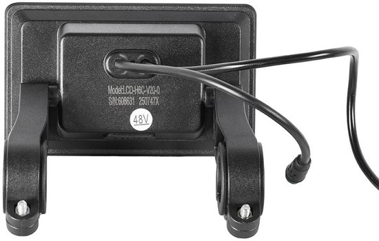 Digitaal Display voor Ouxi V8 / V20 Fatbike - LCD Scherm met 5-Pins H6C Connector - Snelheids- & Batterijweergave van Merkloos — afbeelding 4