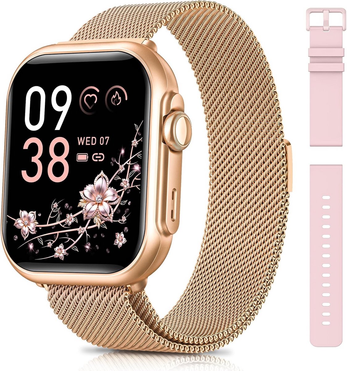 Smartwatch voor Dames met Lange Batterijduur en Fitnessfuncties