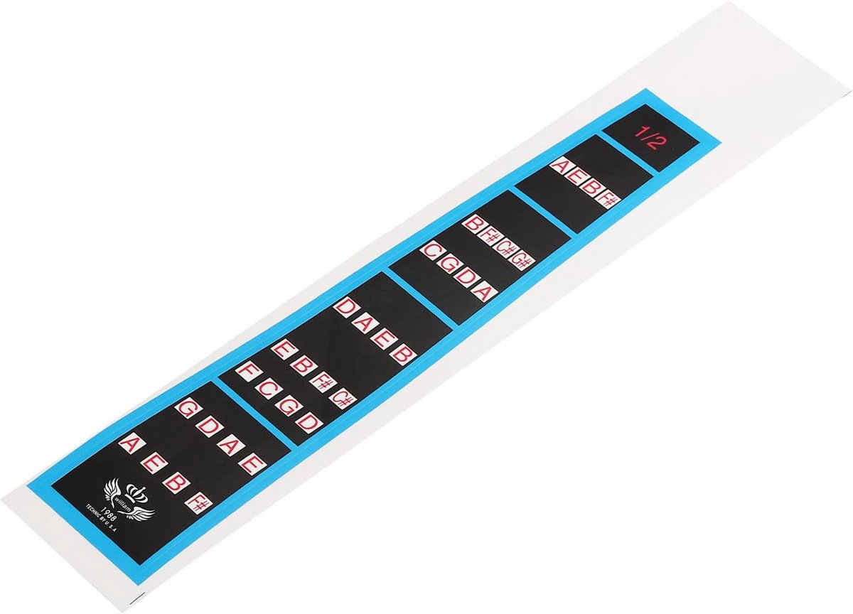 Vingerplaatsing Stickers voor Viooltoets - Hulpmiddel voor Beginners