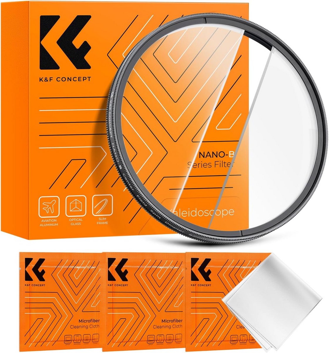 58mm Split Diopter Effectfilter voor Camera Lens Dubbel Glas