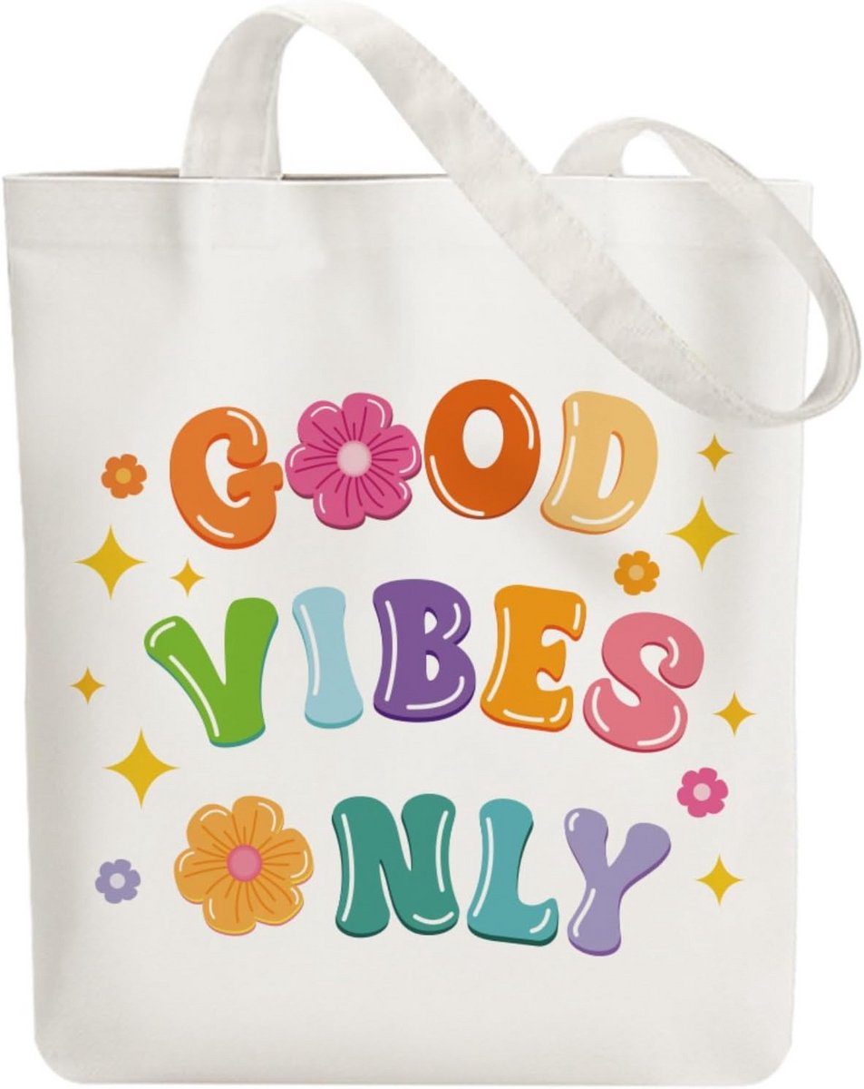 Grote Tote Tas met Ritssluiting, Stijlvol Boho Letter Ontwerp, Herbruikbare Shopper