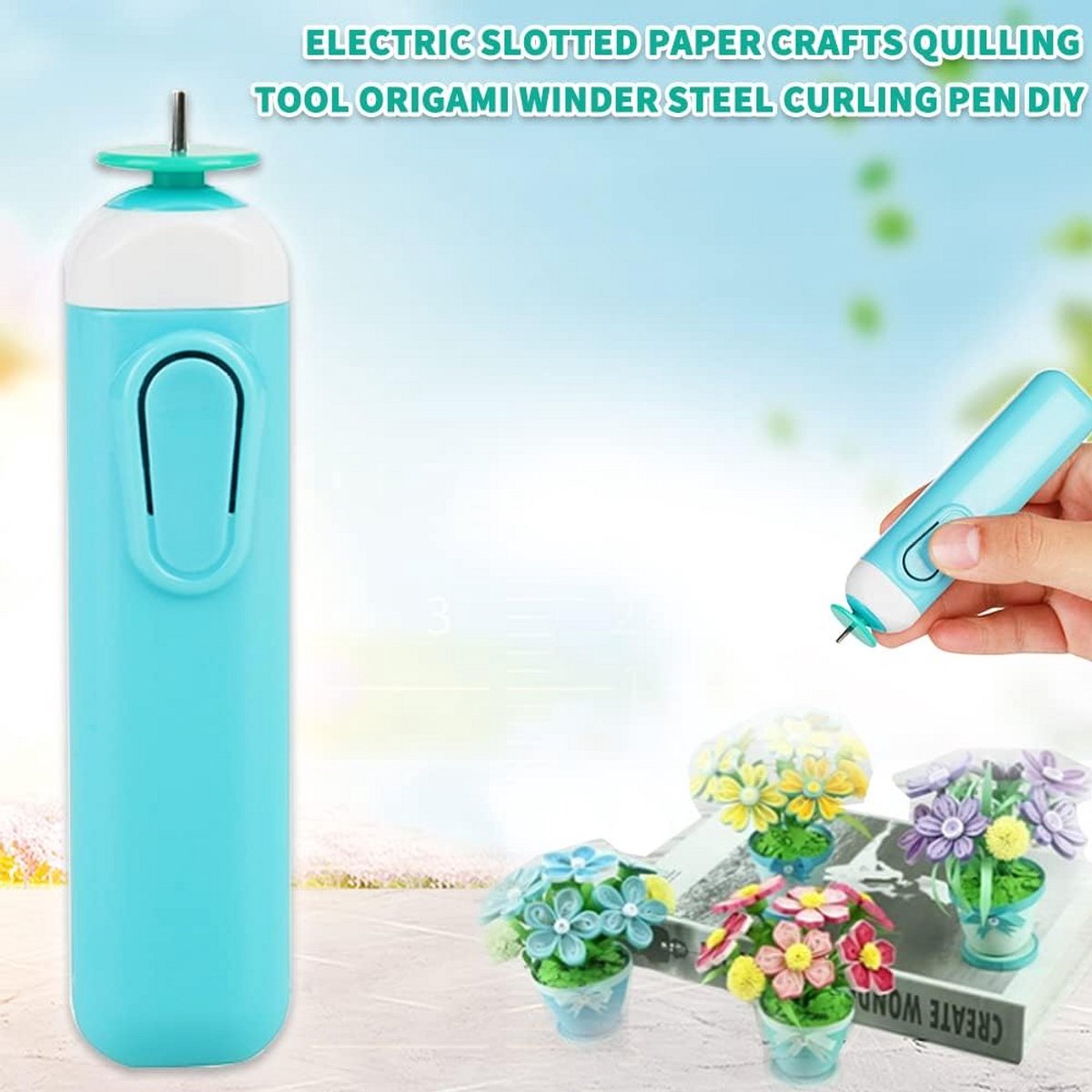 Elektrische Quilling Pen voor Papier Ambachten - Automatische Roltool voor DIY Crafting