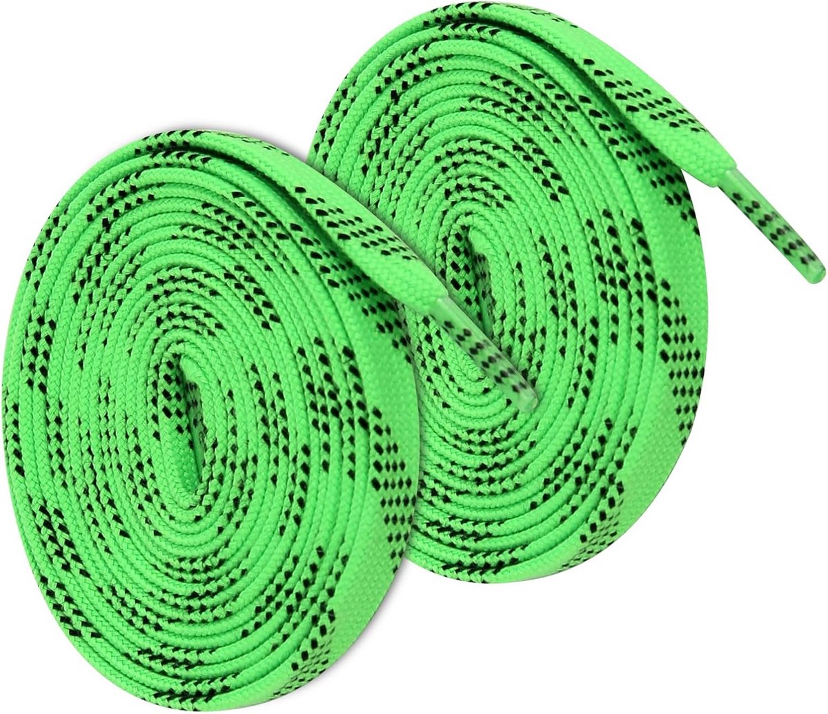Groene Gewaxte Schaats-veters voor IJshockey en Kunstschaatsen, Waterbestendig