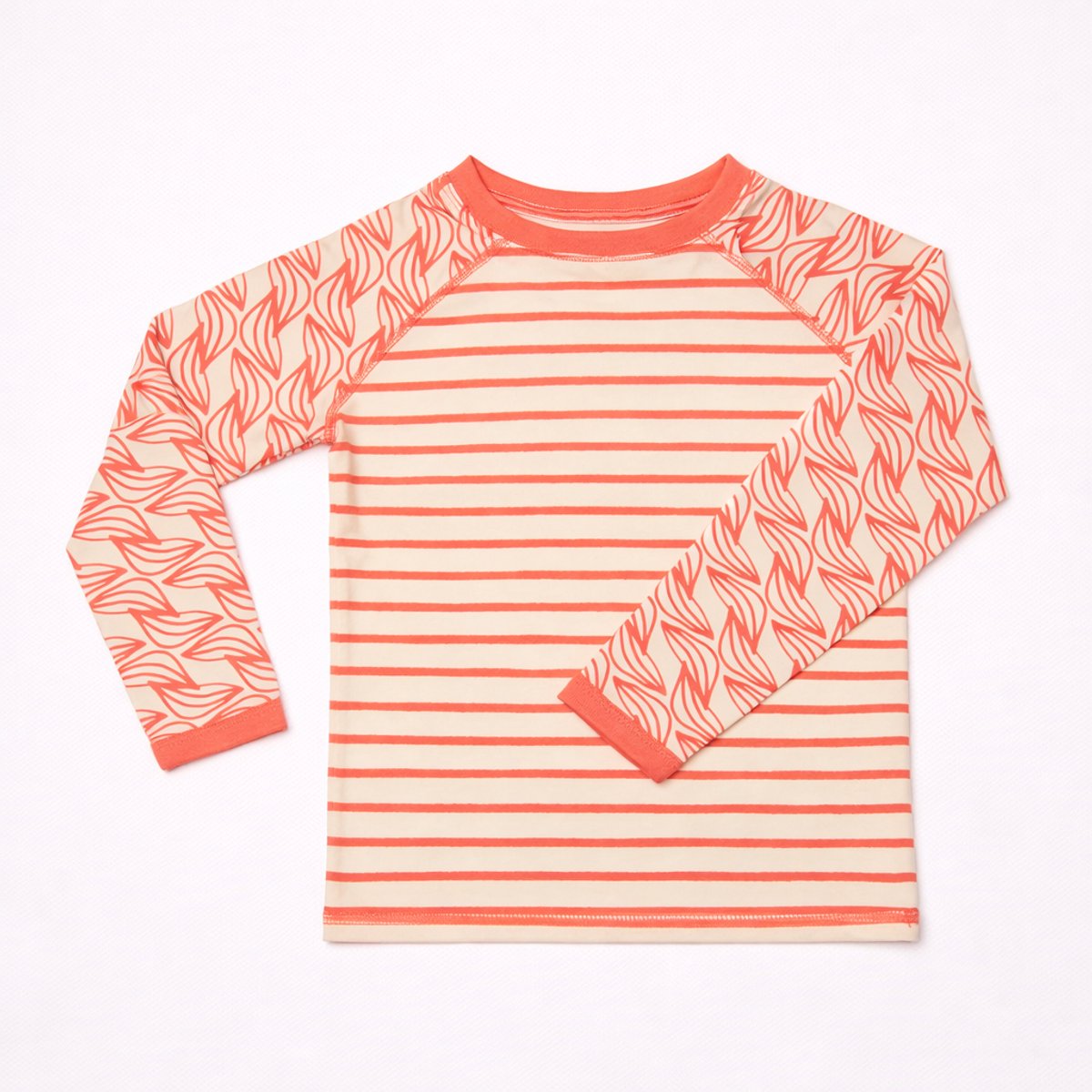 Ducksday - Zwemshirt voor kinderen - UV - werend UPF50+ - Rashguard met lange mouwen - unisex - Ondo - 134/140 — afbeelding 5