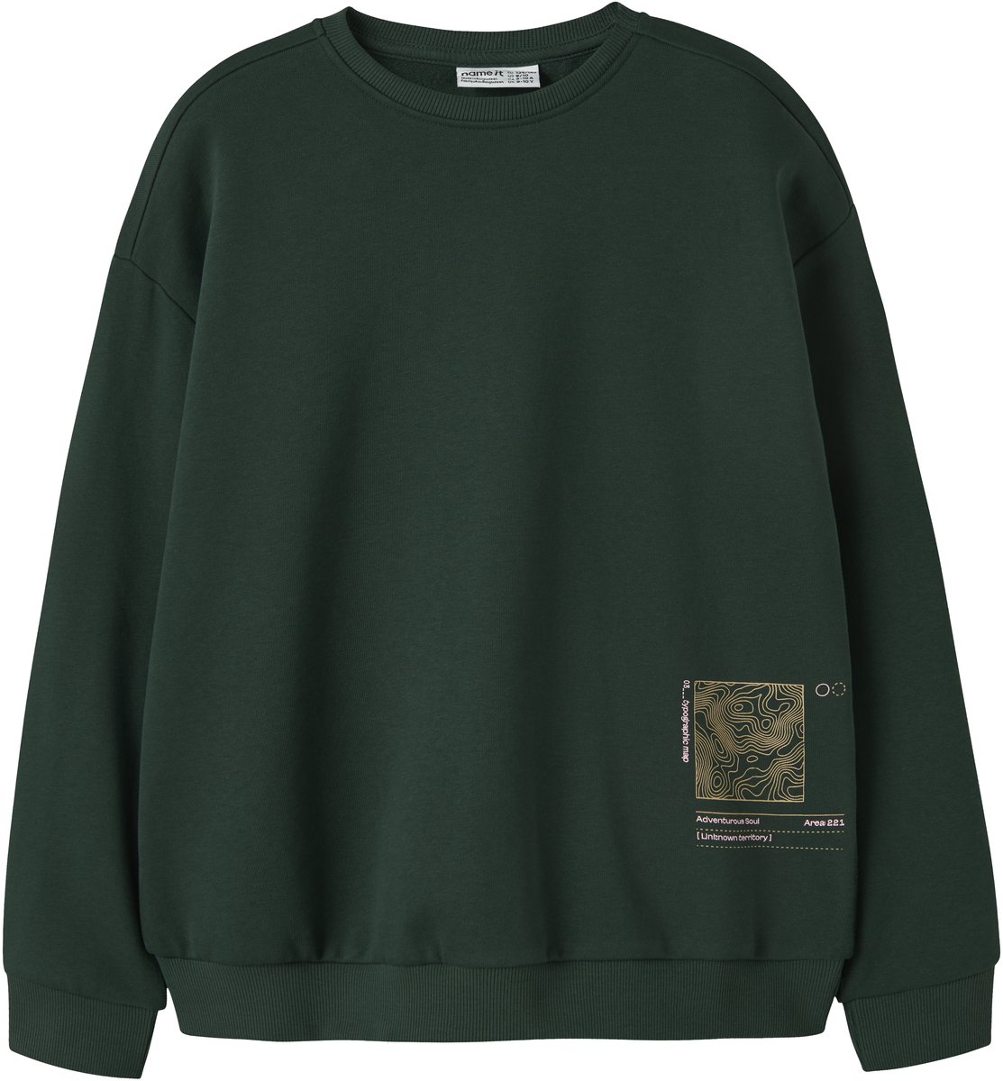 NAME IT - NKMOFRANZ LS RLX SWE BRU BF - Jongens - Sweaters
