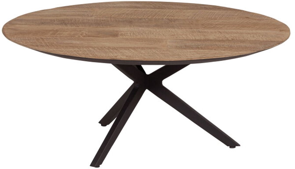 DTP home Metropole salontafel rond teakhout 90x90x38 cm