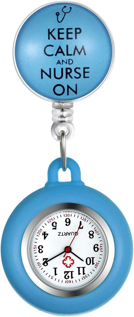 Ophangbaar Zakhorloge met Clip voor Verpleegkundigen en Dokters