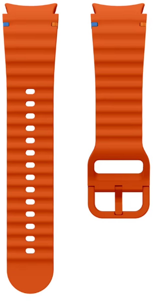 Go Go Gadget - Smartwatch bandje - Siliconen band - Geschikt voor Samsung Galaxy Watch 7 - 40& 44mm - Oranje