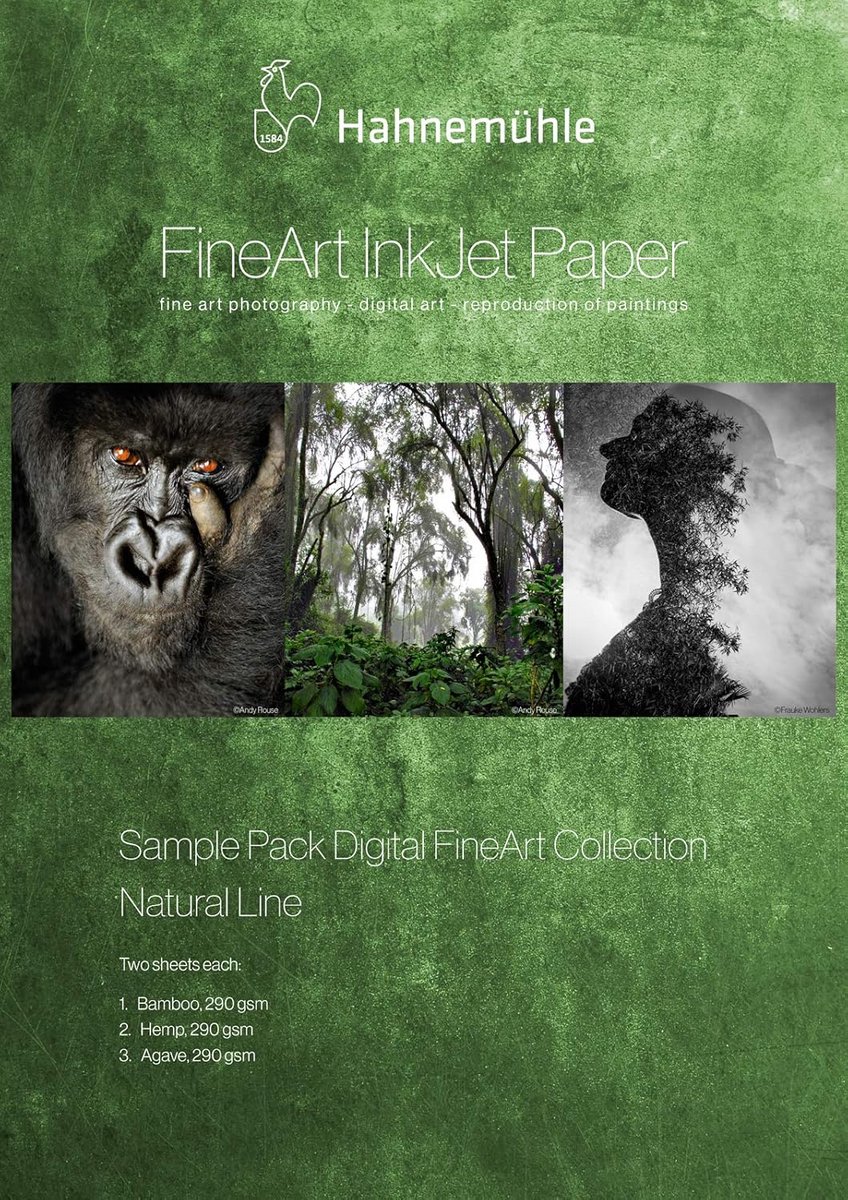 Hoogwaardig Natuurlijk FineArt Fotopapier Testpakket A4