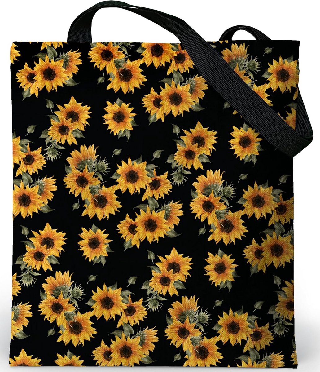 Esthetische Canvas Tote Bag voor Dames - Schoudertas met Ritssluiting en Binnenzak
