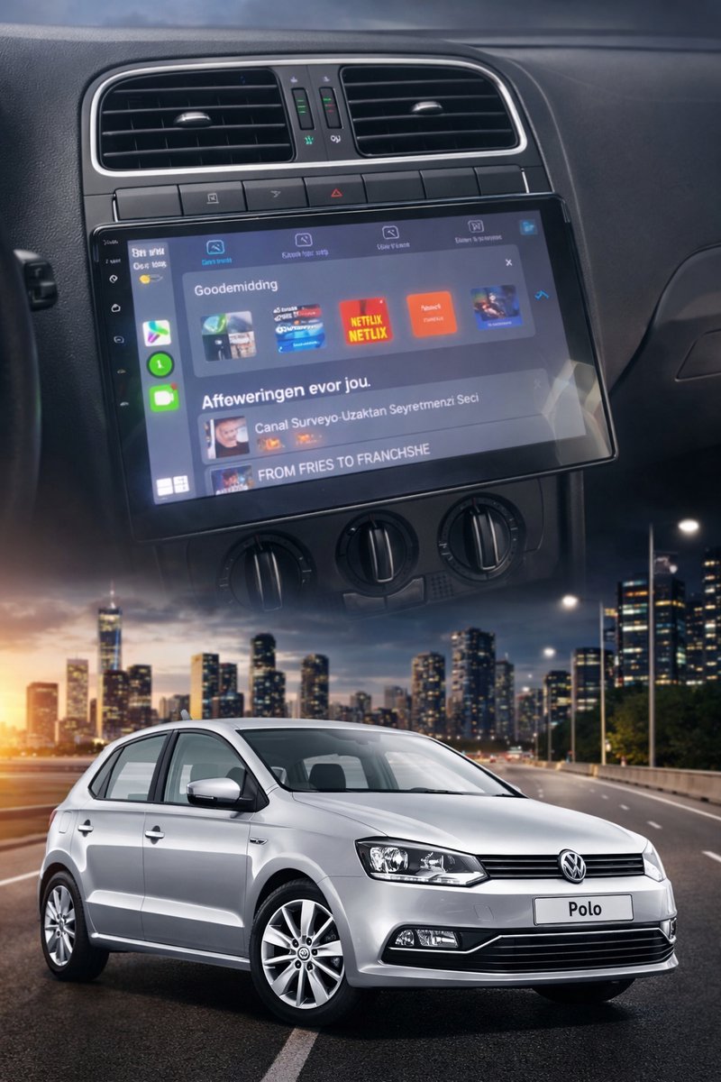 ADIVOX T1 10.1 inch geschikt voor VW/Seat/Skoda 2003-2013 Android 15 CarPlay/Auto/Wifi/GPS/DSP/NAV/DAB+
