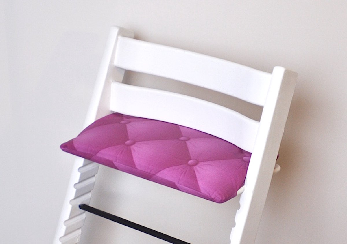 Fuchsia zitkussen voor de stokke tripp trapp kinderstoel- fuchsia-roze-gecoat-liefleukenhip