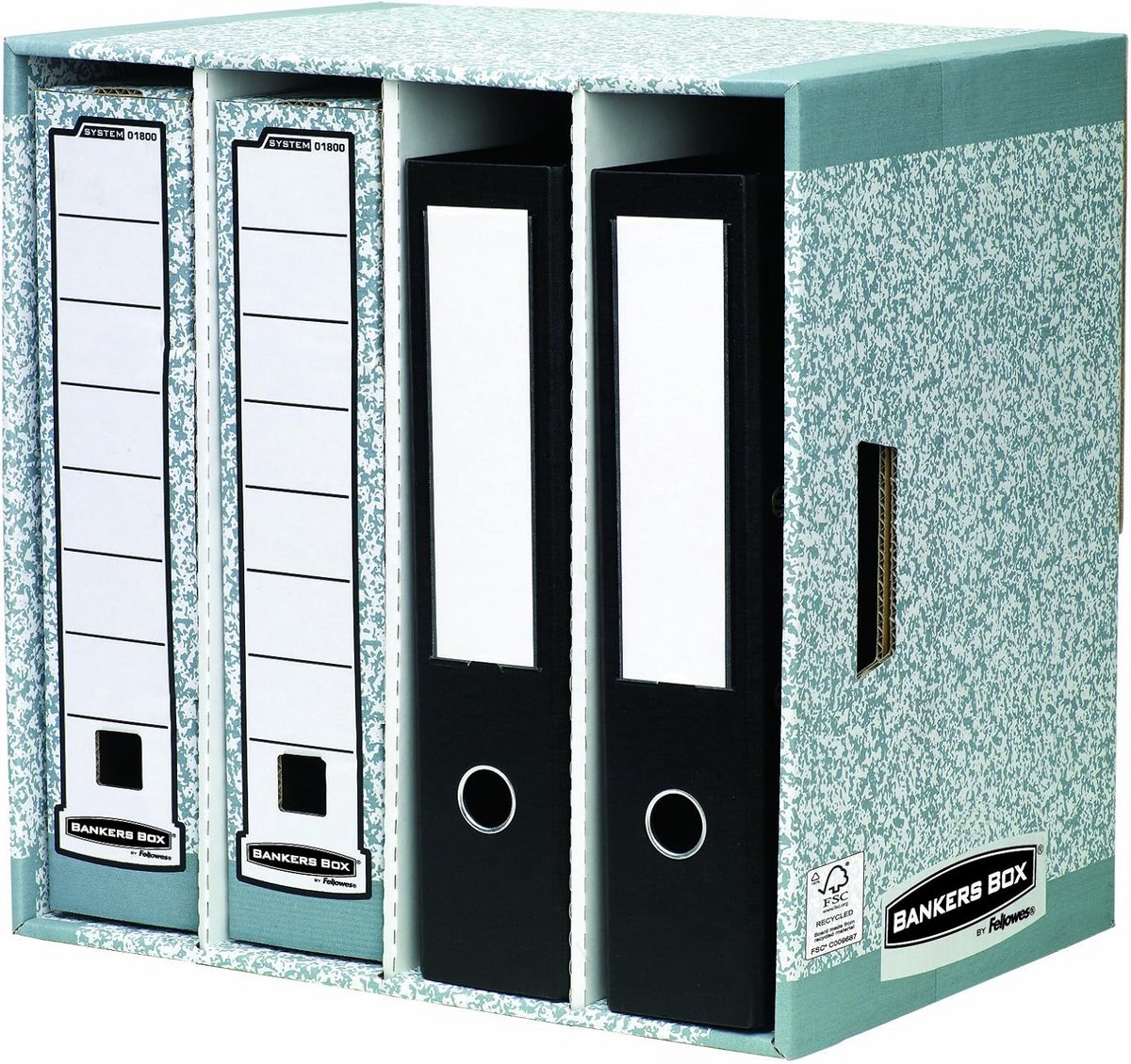 Bureau Organizer met 4 Vakken - Systeem voor Archivering en Opbergen