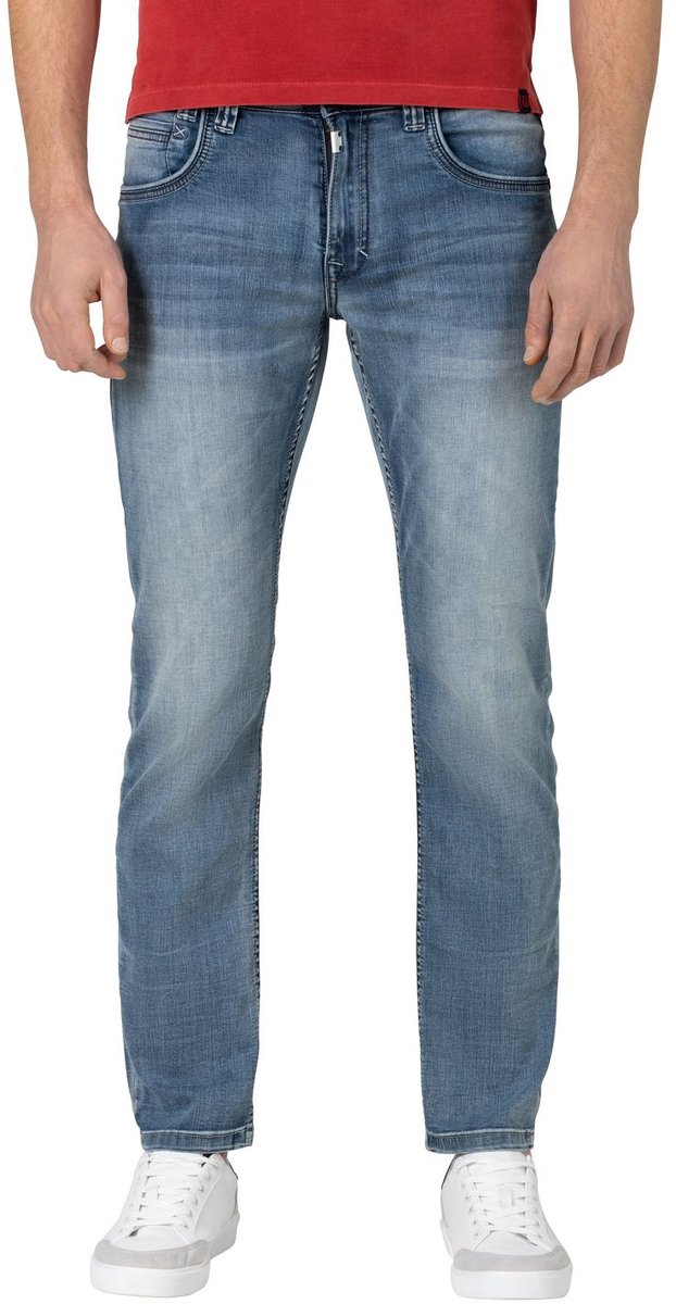 TIMEZONE Heren Jeans Broeken regular/straight Fit Blauw 38W / 36L Volwassenen