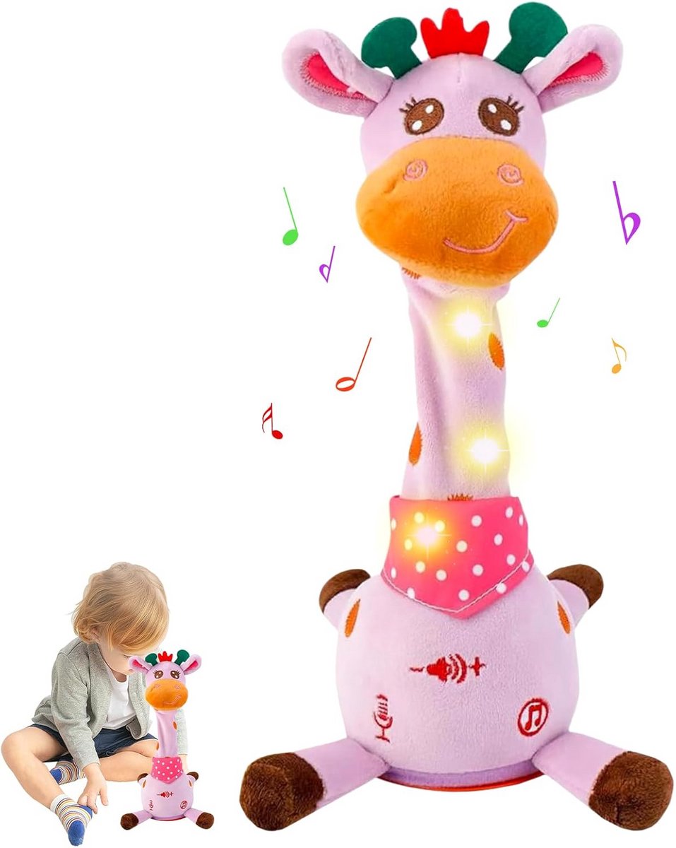 Dansende en Herhalende Pluche Cactus met Licht en Muziek voor Kinderen