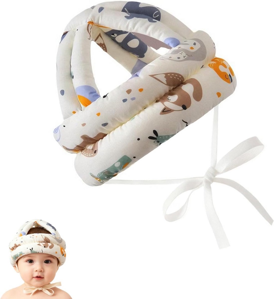 Verstelbare Schokbestendige Babyhelm voor Kinderen 6-36 Maanden Veilige Antivalkap
