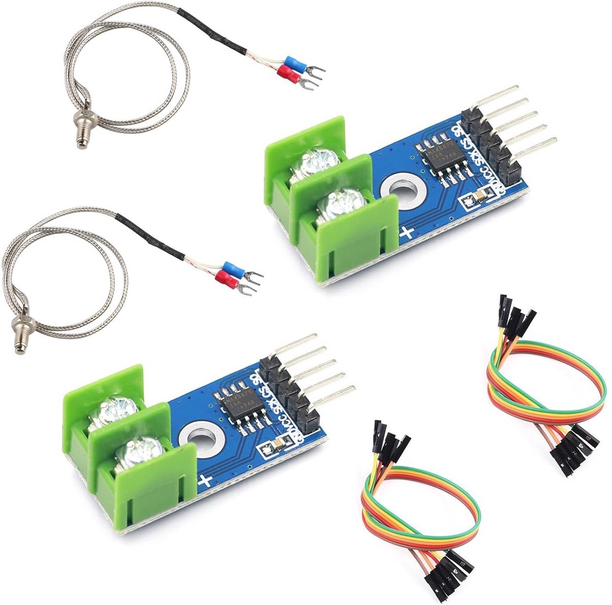 2x K-Type Thermokoppel Temperatuursensor Module met MAX6675 voor Arduino & Raspberry Pi