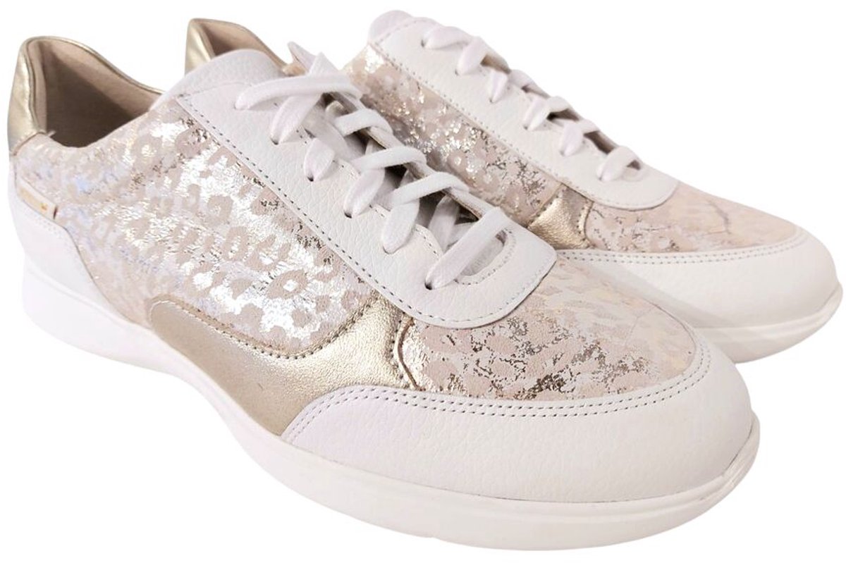 Mephisto Sneaker Mendy Wit Goud Combi