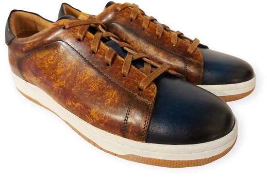 Laura Vita Sneaker Azriel 01 DJ2216-1 Blau Bruin Blauw