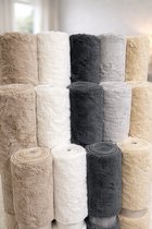 Hoogpolig Fluffy Vloerkleed 160x230 cm Beige/Zand – 30 mm Shaggy Tapijt – Zacht Vloerkleed voor Woonkamer en Slaapkamer
