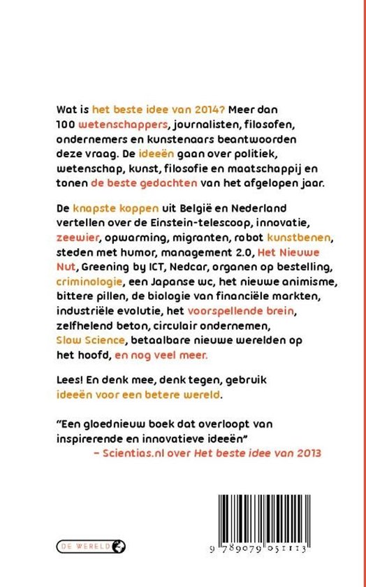 Het beste idee van 2014