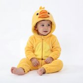 JAXY Baby Onesie - Carnavalskleding Kinderen - Verkleedkleren Jongen en Meisje - Verkleedkleding Kind - Romper - EU 104/110 (label 120) - Duck