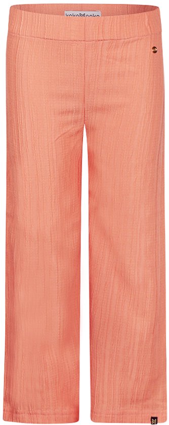 Pantalon Koko Noko Fille Coupe Wide Leg Fit - Terra rosé