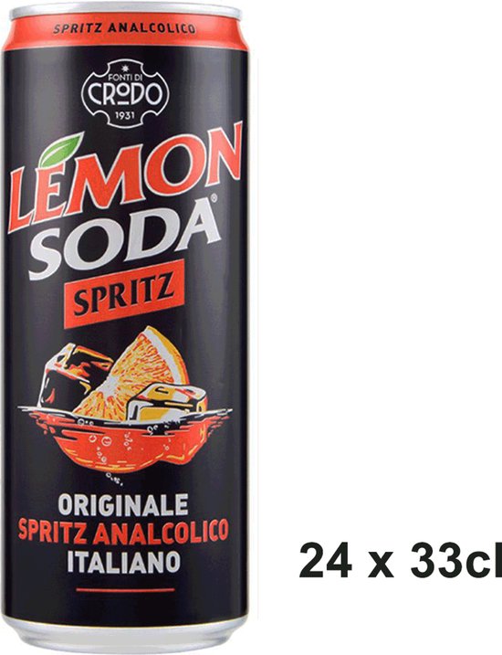 LemonSoda SPRITZ 33cl - Lemon Soda - Frisdrank - 24 stuks x 33cl