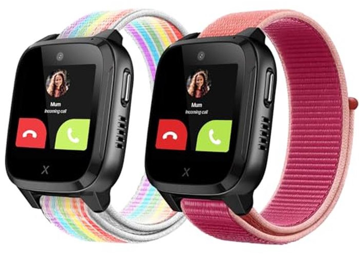 Nylon Armbanden Set voor Kinderen - Verstelbare Sporthorlogebanden voor Smartwatch