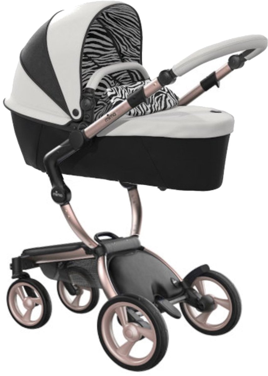 Mima Xari Kinderwagen Special Edition New York Zebra Rosegold Frame - afbeelding 2