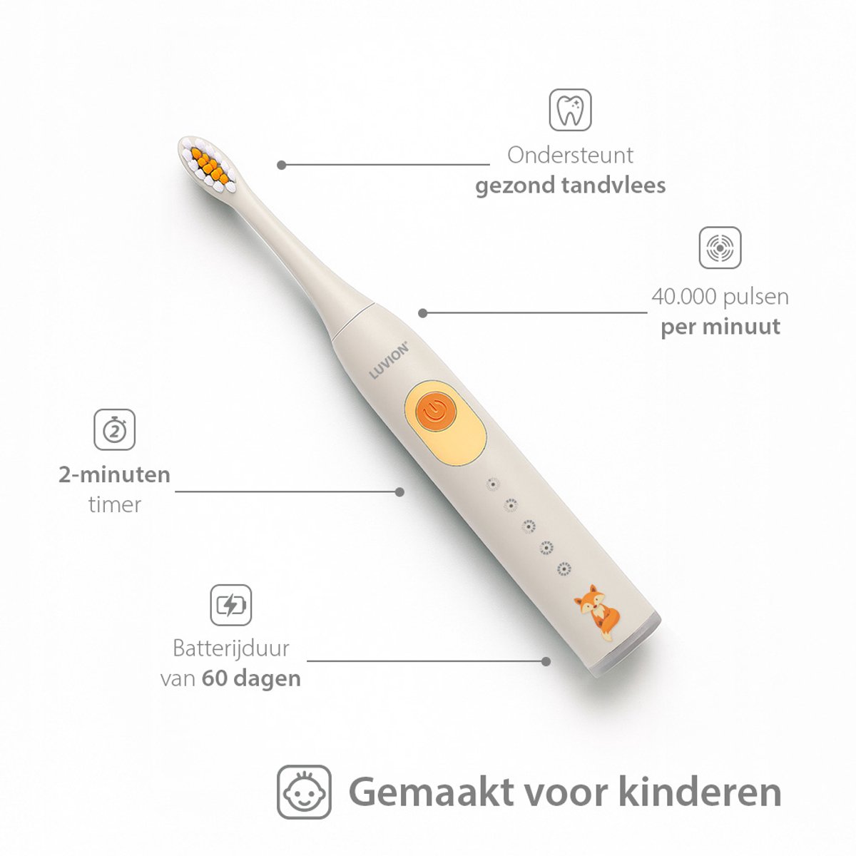 Egerium LUVION 500S Elektrische Tandenborstel met Timer - afbeelding 3