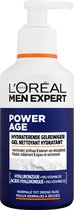 L'Oréal Paris Men Expert Power Age Hydraterende Gel Cleanser - voor normale tot droge huid - vermindert 5 tekenen van droge huid - met Hyaluronzuur en Pro-vitamine B5 -260ml