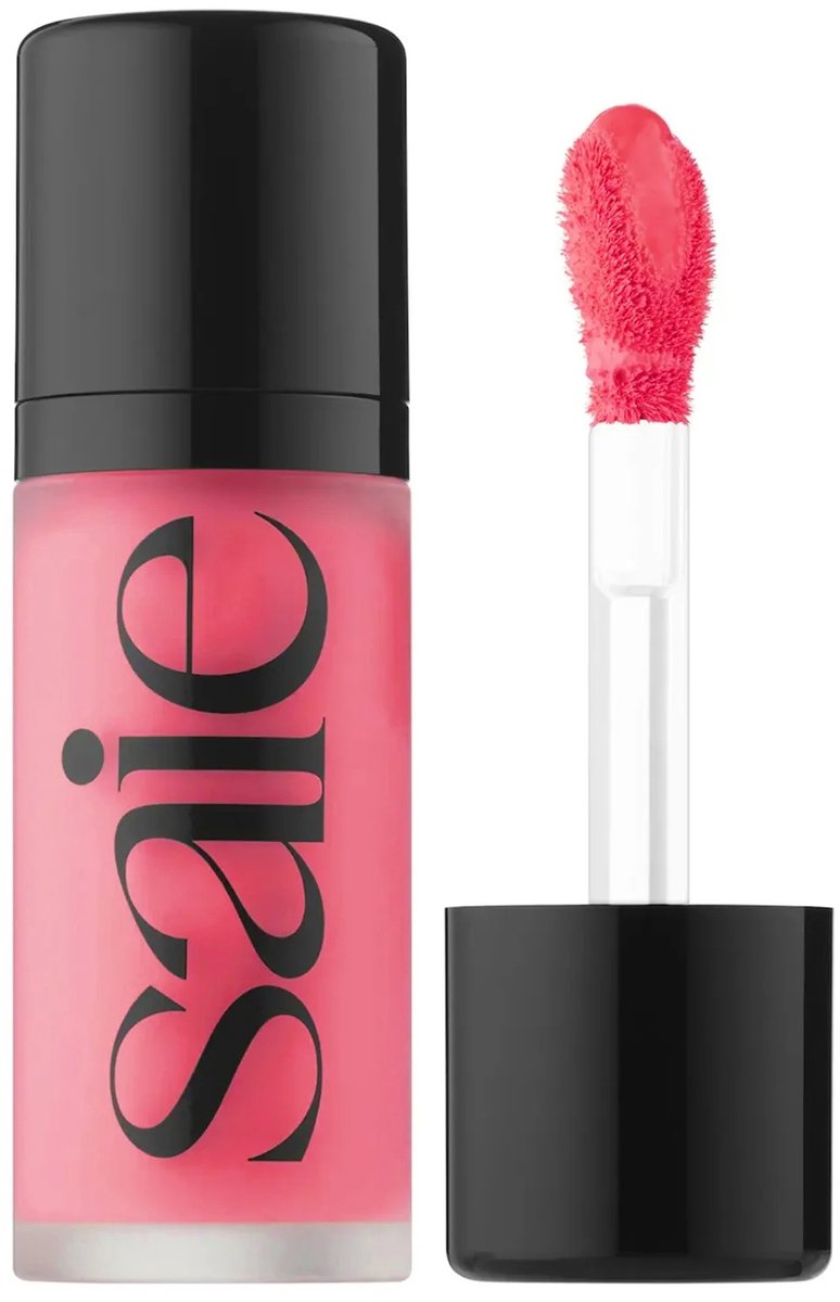Saie Dew Blush - Lightweight, Blendable + Buildable Cream Gel Blush - Flirty