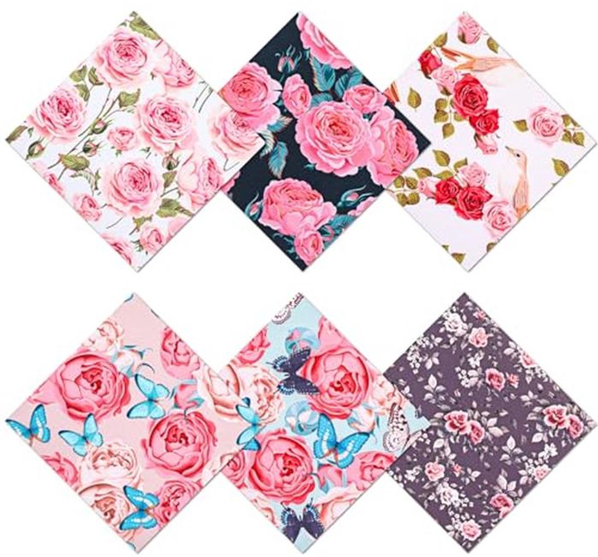 Amaxiu 6 Pcs Glasses Cleaning Cloths Flower Microfiber Eyeglass Cleaner, Soft Reusable Eyeglass Whips Multicolored Glasses Cleaning Cloths for Sunglasses, Camera Lens, Phones, Laptops