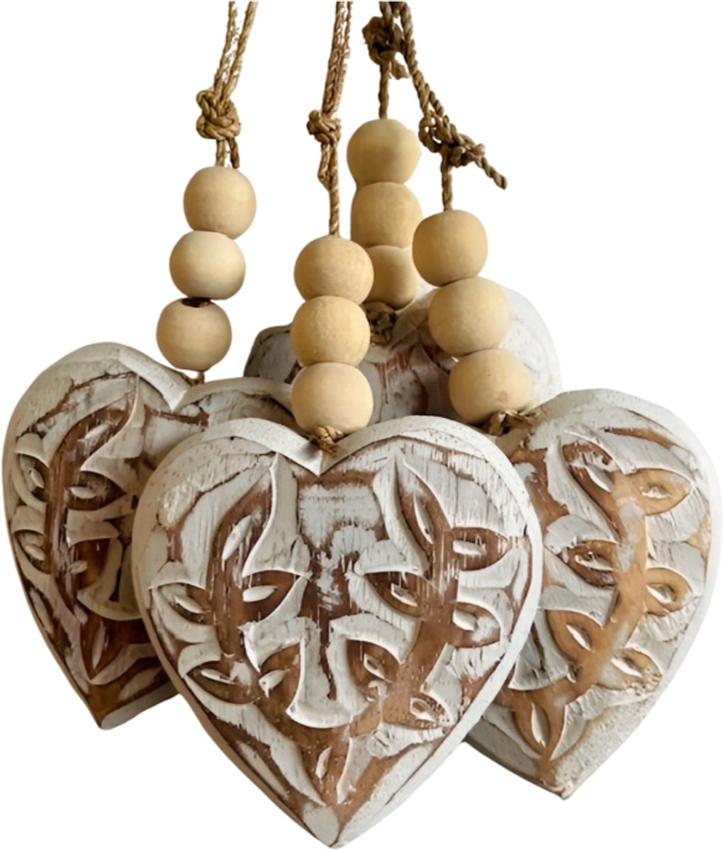 Heart carving S 9cm S/4