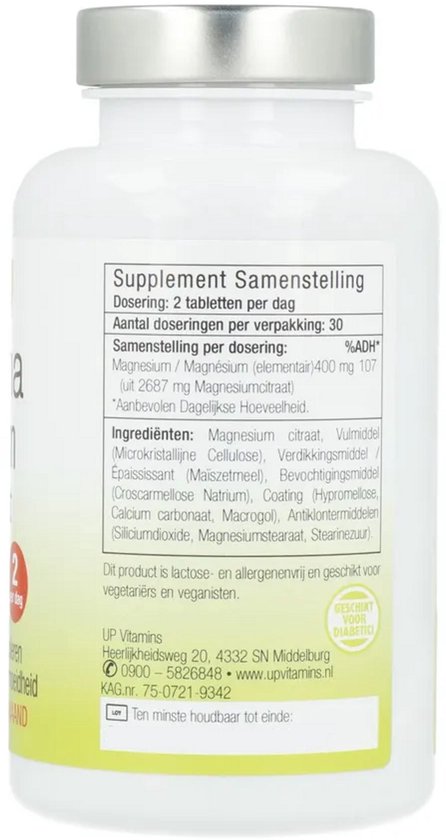 Unipharma Magnesium 400mg - 60 tabletten | bol