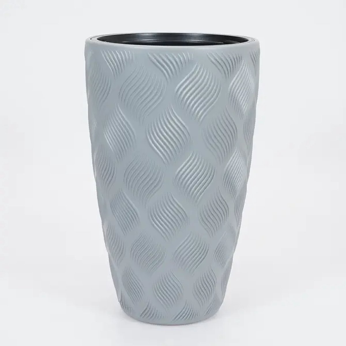 Vita bloempot Flow Slim 30 grijs