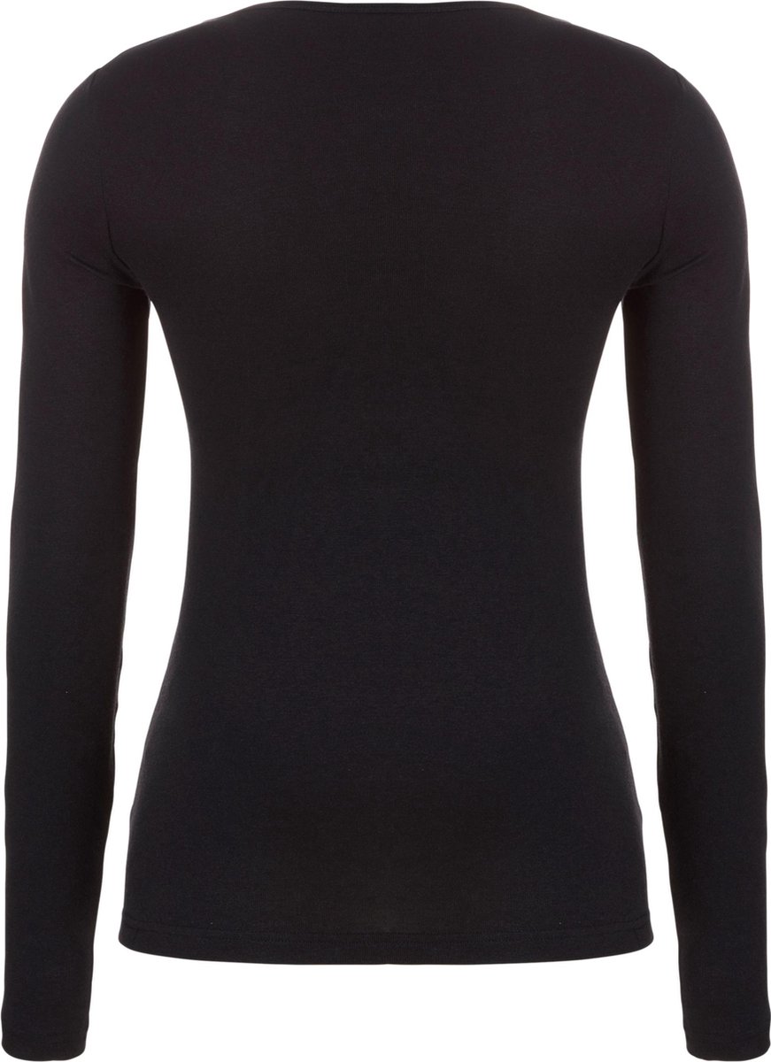 Ten Cate dames thermo shirt Lange mouw Kant M Zwart